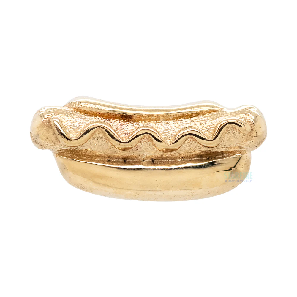 threadless: Hot Dog End in Gold - Image 3