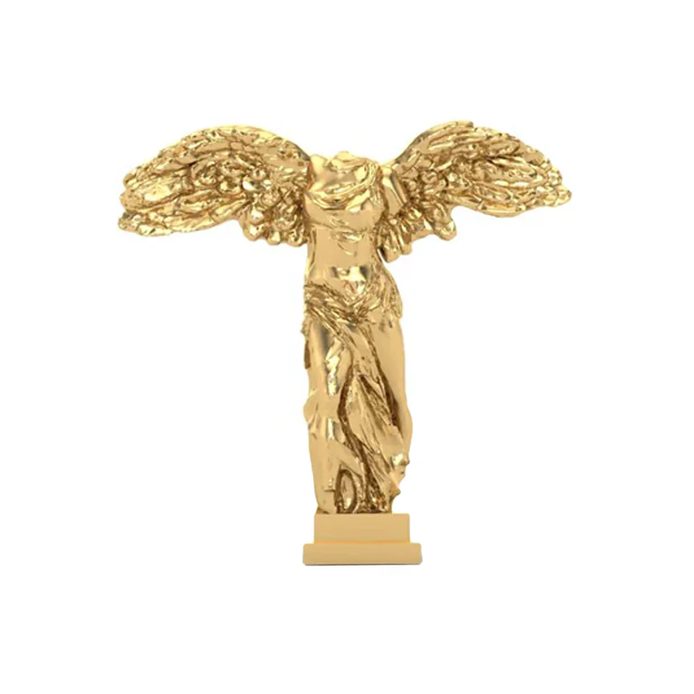 "Winged Victory" Threaded End in Gold - Image 2