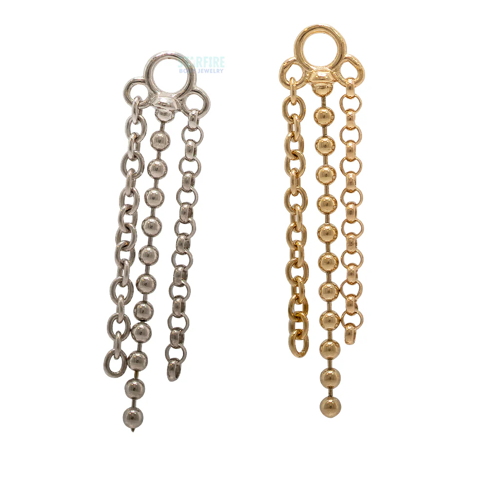"Stormer" Chain Charm in Gold