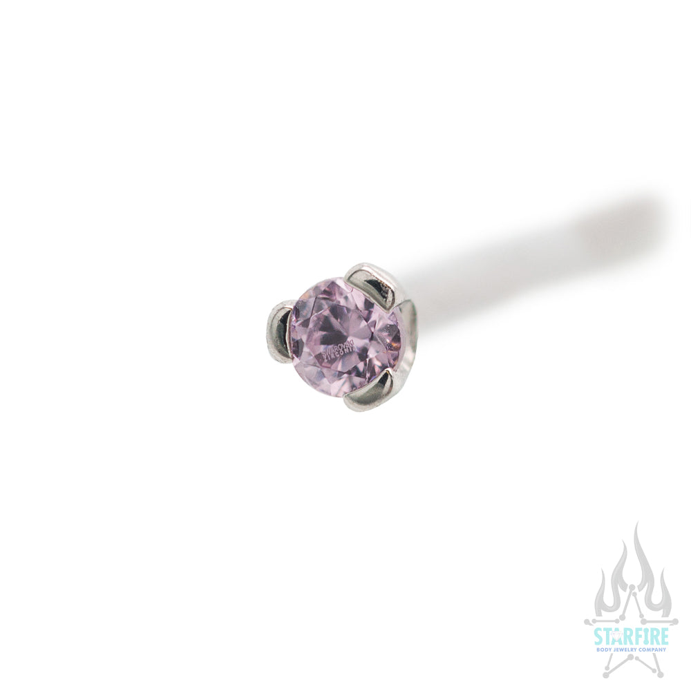 Prong-set Faceted Gem Nostril Screw - Image 13
