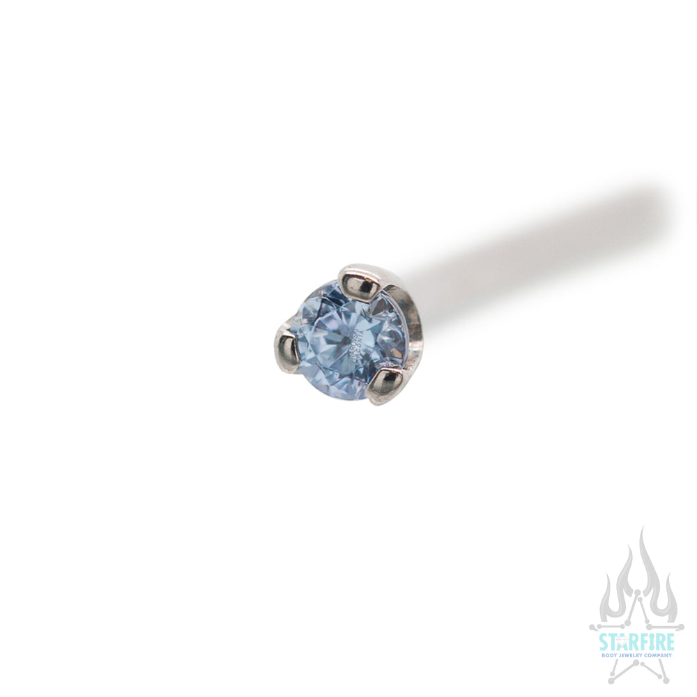Prong-set Faceted Gem Nostril Screw - Image 22