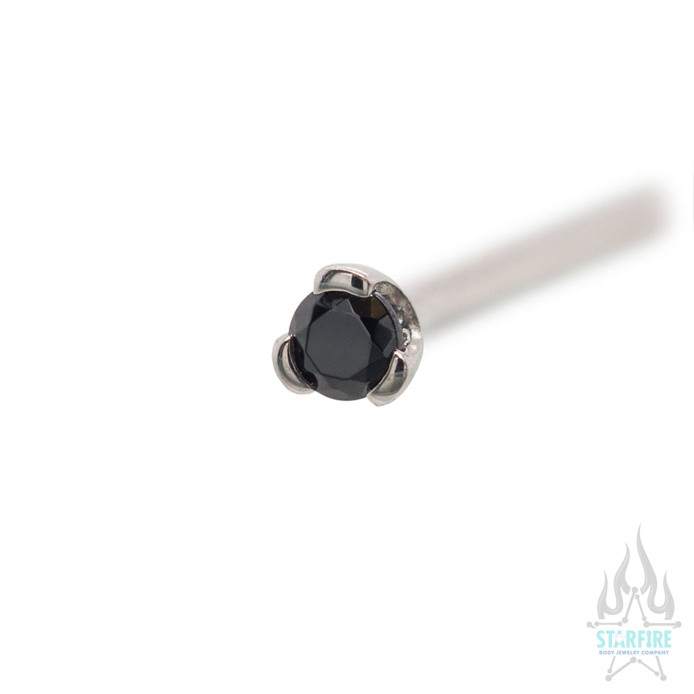 Prong-set Faceted Gem Nostril Screw - Image 42