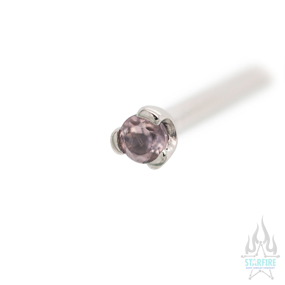 Prong-set Faceted Gem Nostril Screw - Image 44