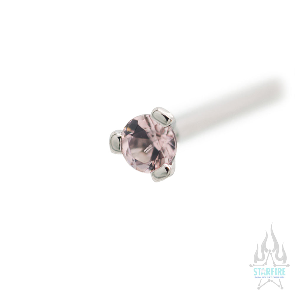 Prong-set Faceted Gem Nostril Screw - Image 47