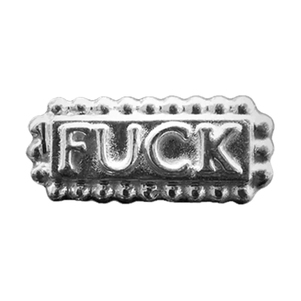 threadless: "Four Letter Word" End in Gold - Image 4