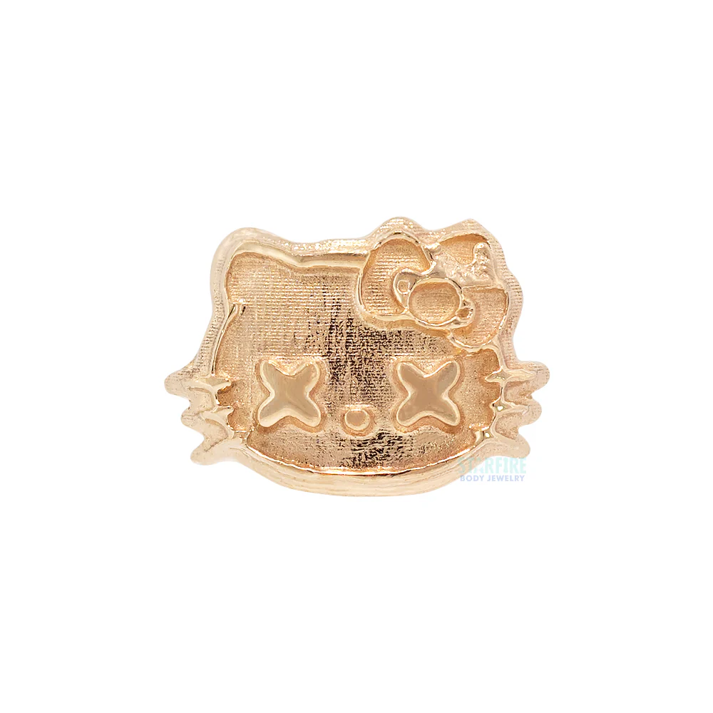threadless: "Goodbye Kitty" End in Gold - Image 3