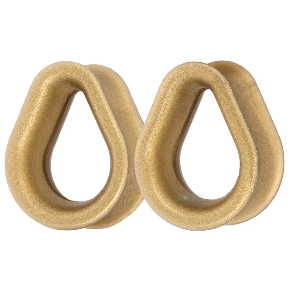 Silicone Hydra (teardrop) Eyelets - Gold - Image 2