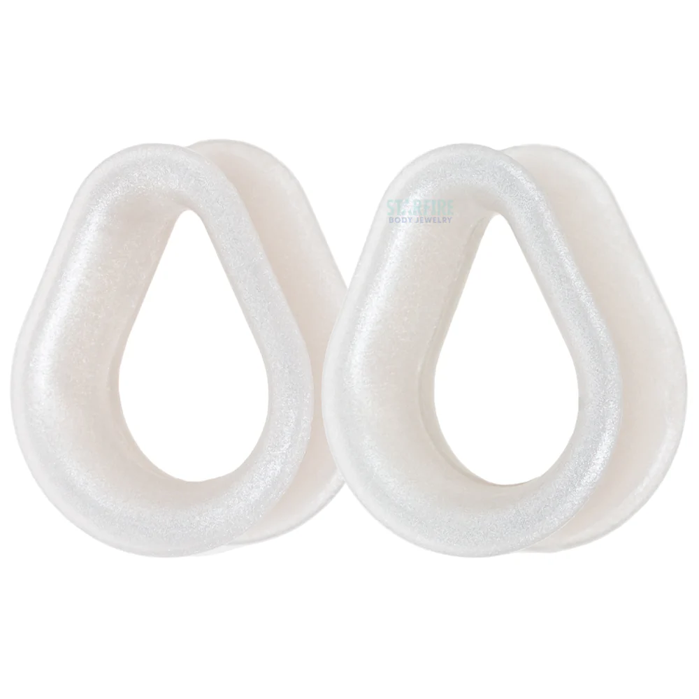 Silicone Hydra (teardrop) Eyelets - Silver - Image 2