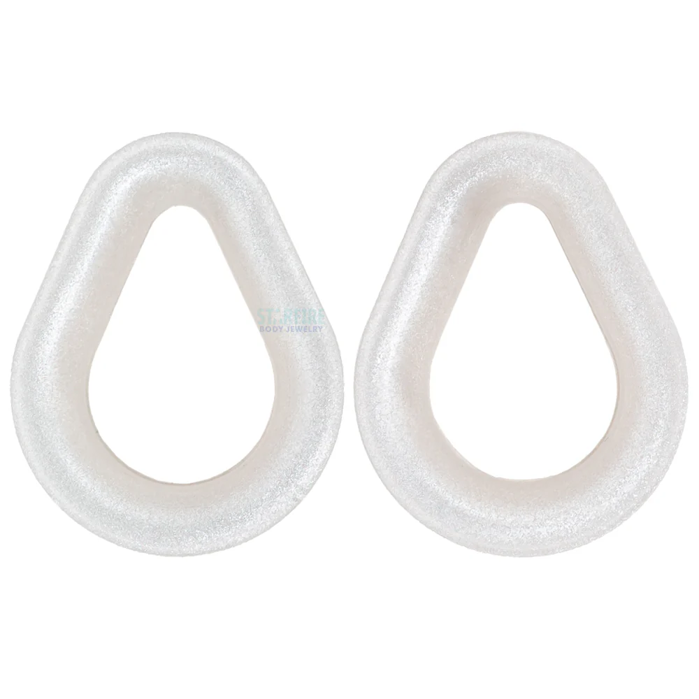 Silicone Hydra (teardrop) Eyelets - Silver - Image 3
