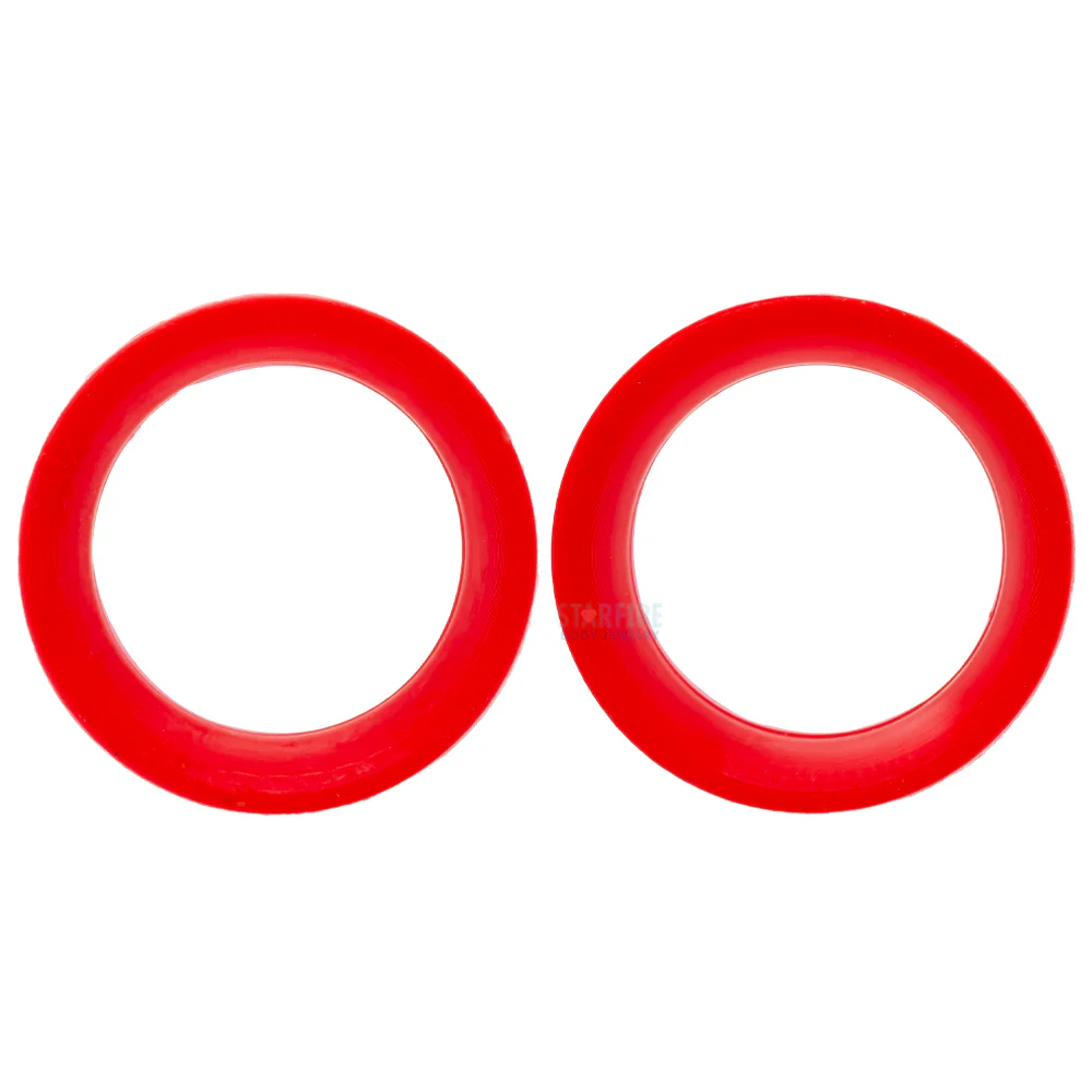 Silicone Skin Eyelets - Red - Image 3