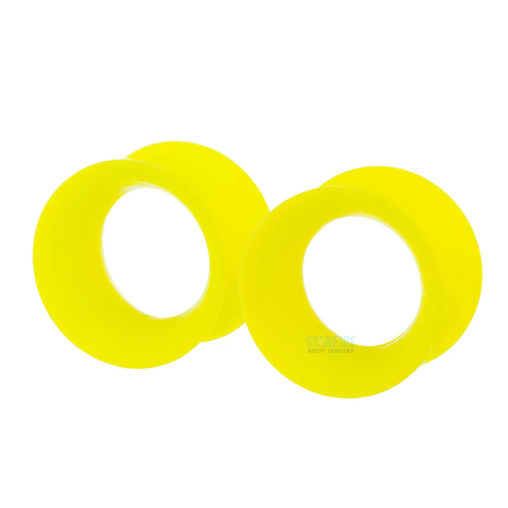 Silicone Skin Eyelets - UV Yellow - Image 3