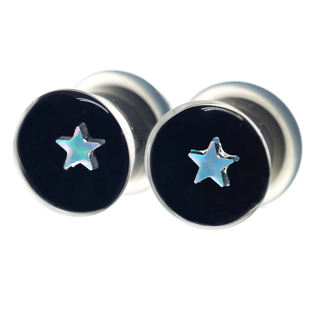 Star Opal in Glass Plugs - Image 3