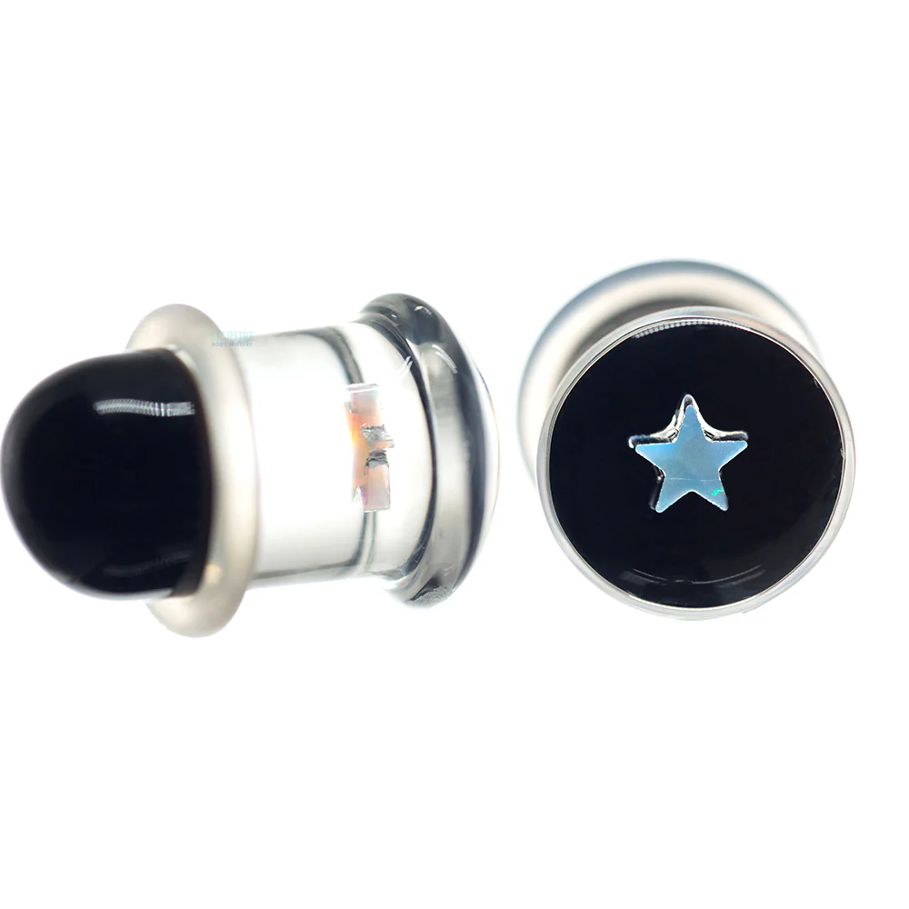 Star Opal in Glass Plugs - Image 4