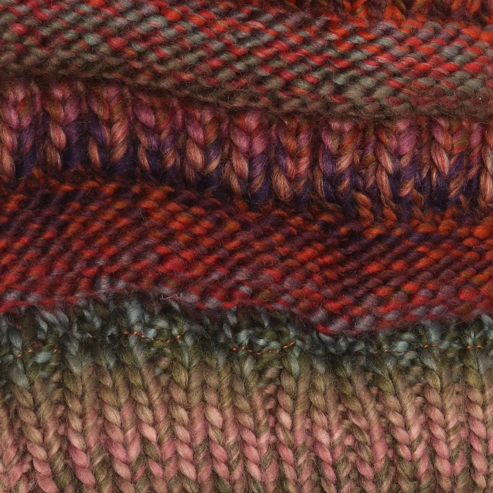 Starfire Multi Color Cable Knit CC Beanie - Image 4