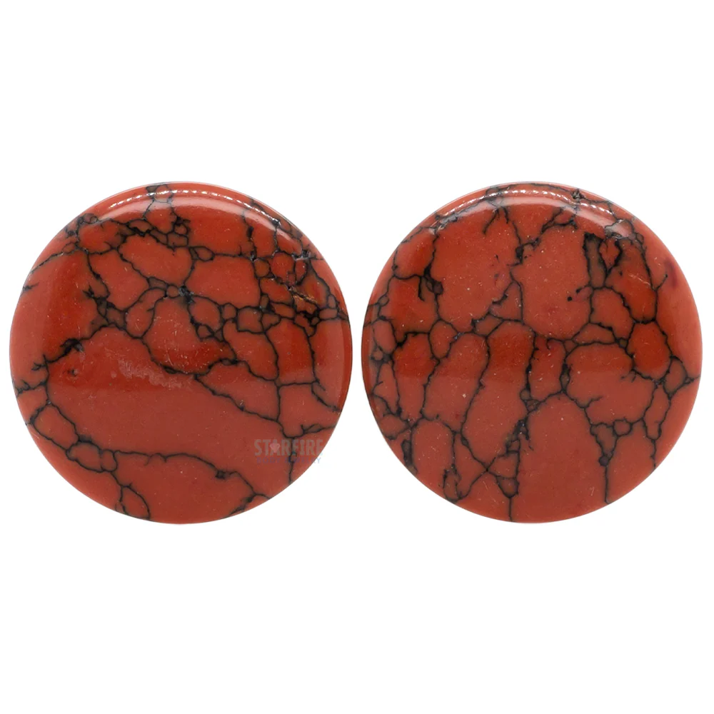 Stone Plugs - Red Turquoise - Image 3