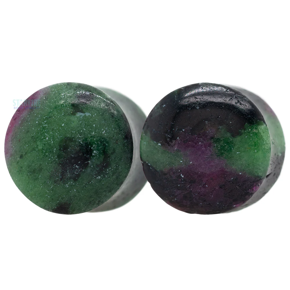 Stone Plugs - Ruby in Fuschite - Image 2