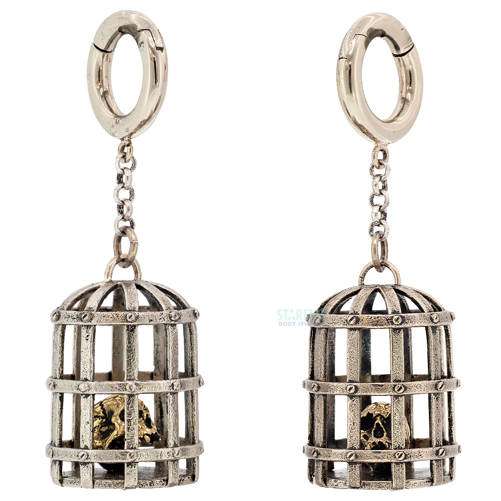 Medieval Cage Skull Weights