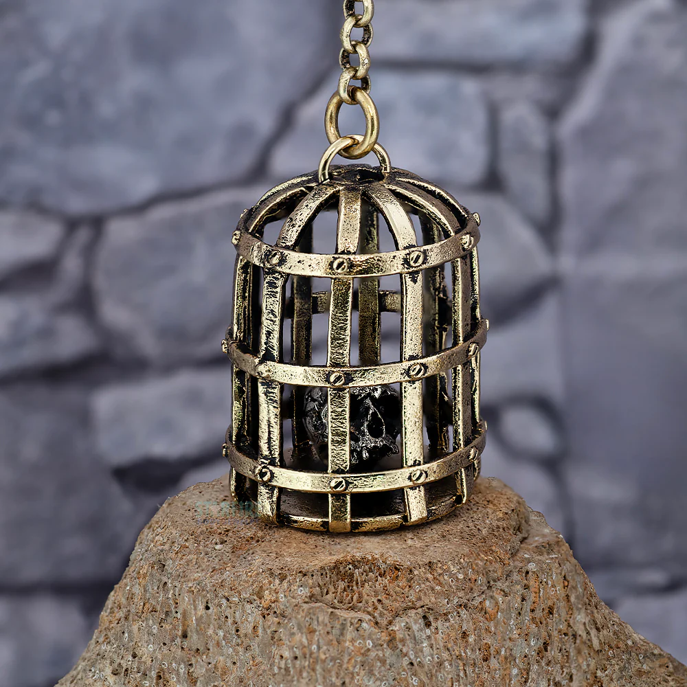 Medieval Cage Skull Weights - Image 3