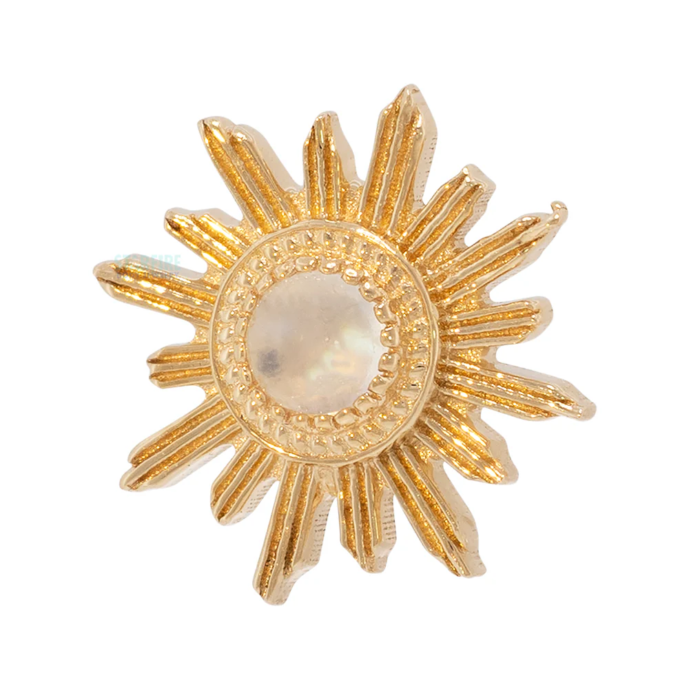 threadless: "Damaris" End in Gold with Moonstone