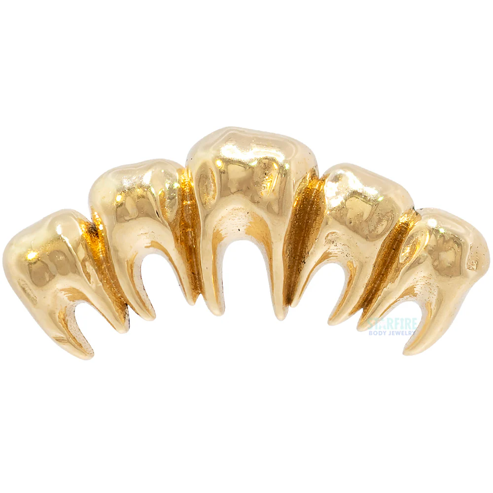 threadless: "Tooth Collector" End in Gold - Image 5