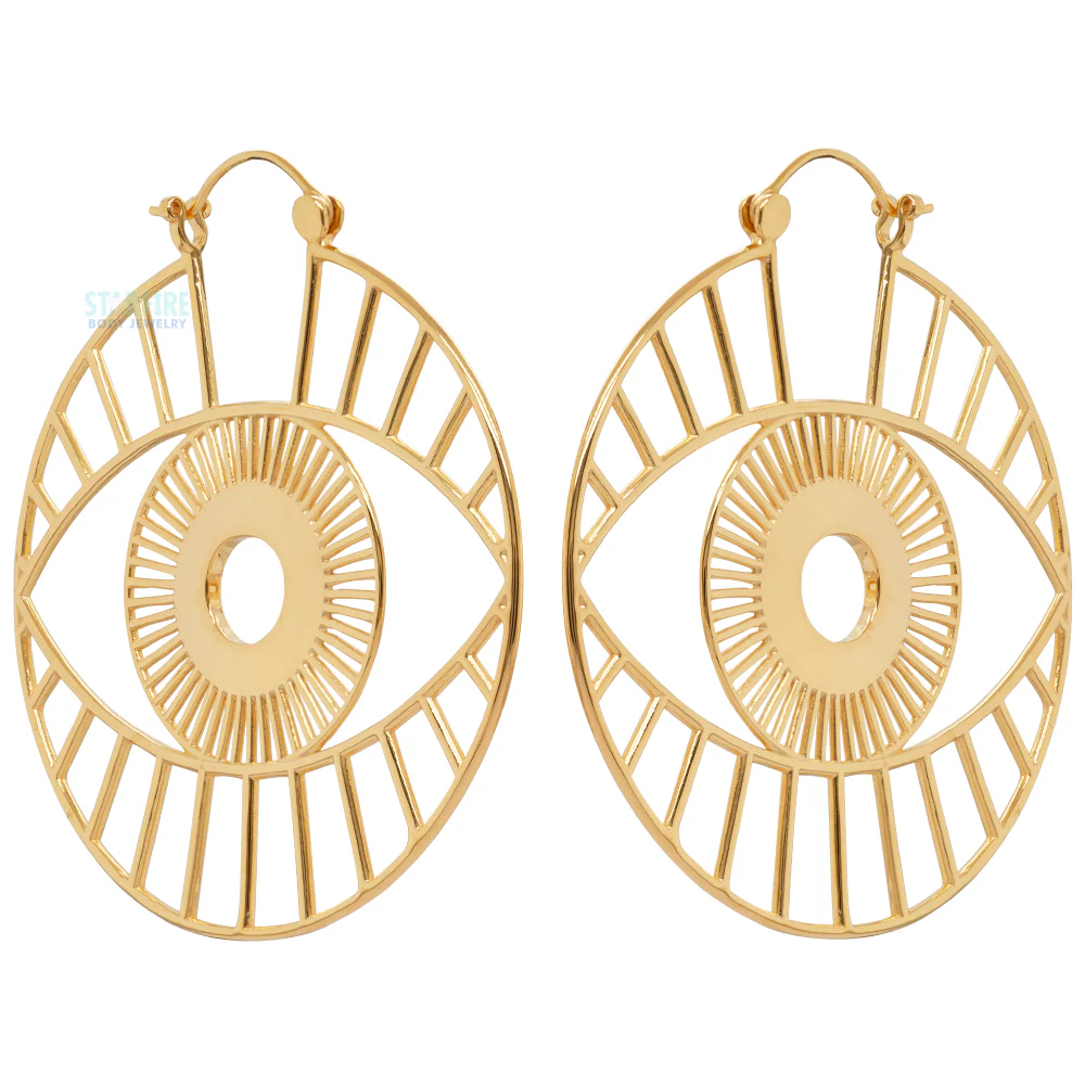 "Oculus" Hoop Earrings