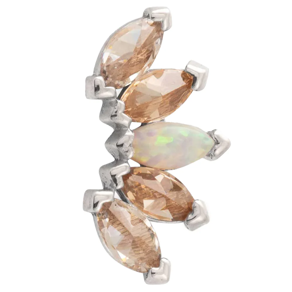 threadless: "Bella" Pin in Gold - 'Nudes in Nature' Collection - Image 4