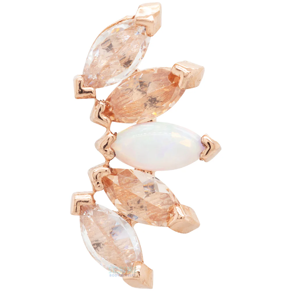 threadless: "Bella" Pin in Gold - 'Nudes in Nature' Collection - Image 5