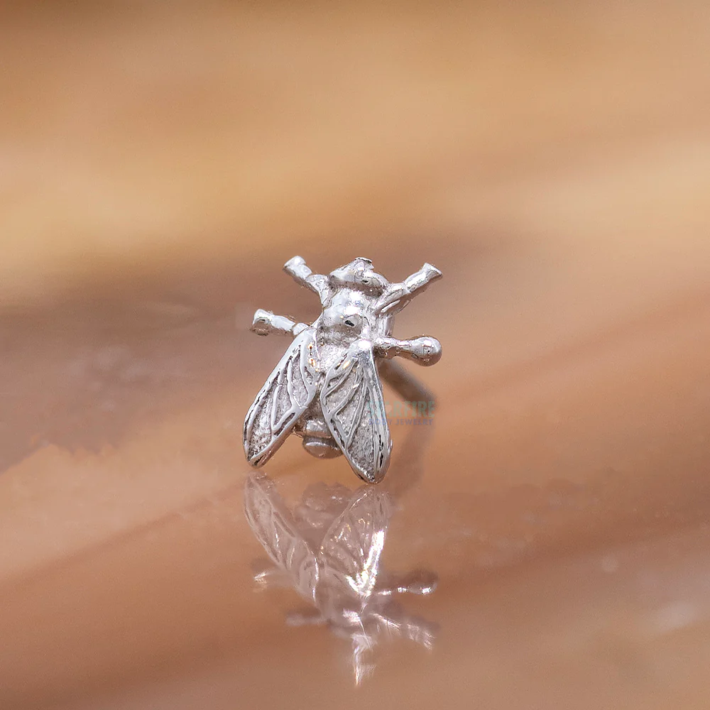 threadless: "Buzz" Pin in Gold - Image 2