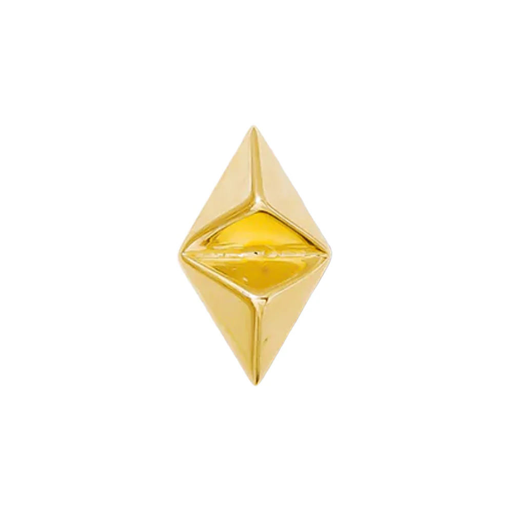 threadless: "Canyon" Pin in Gold - Image 2