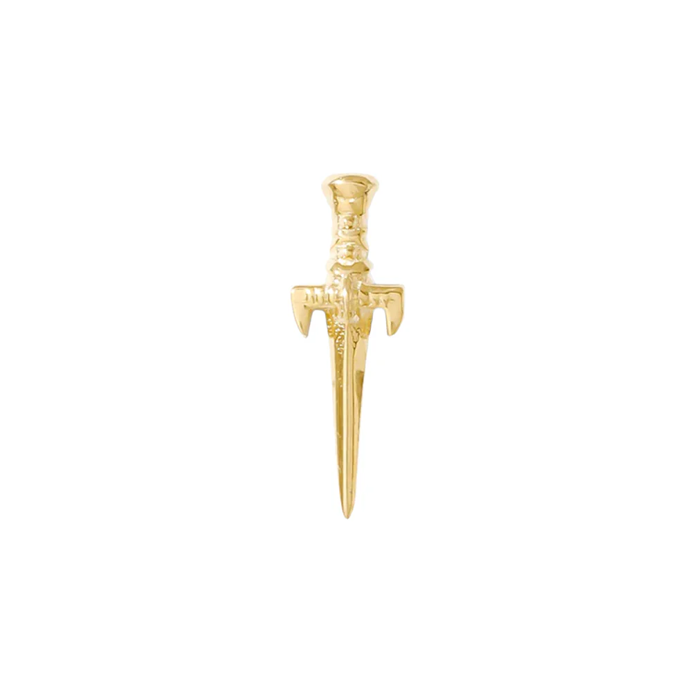 threadless: "Dagger" Pin in Gold - Image 2
