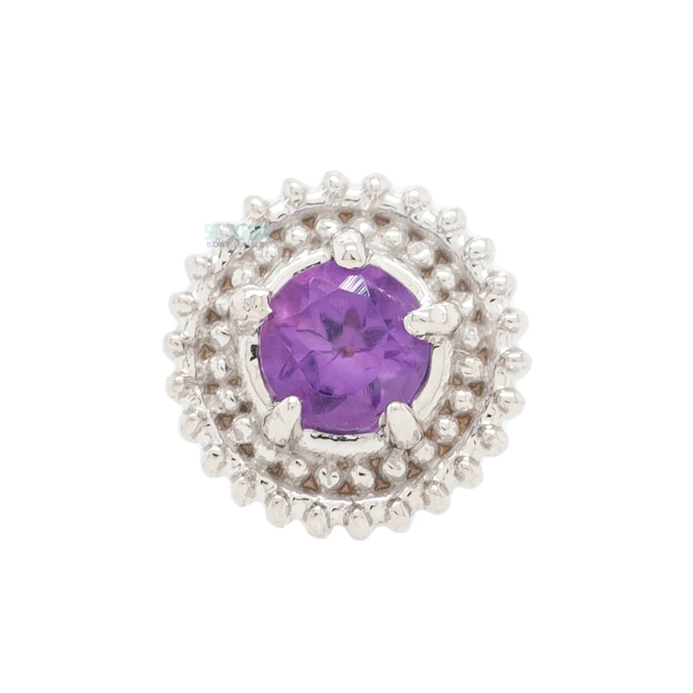 threadless: "Hypnotize" Pin in Gold with Gemstone - Image 6