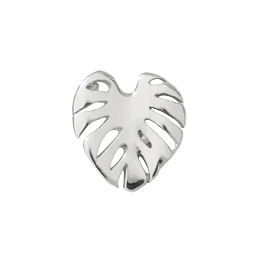 threadless: Mini Monstera Pin in Gold - Image 3