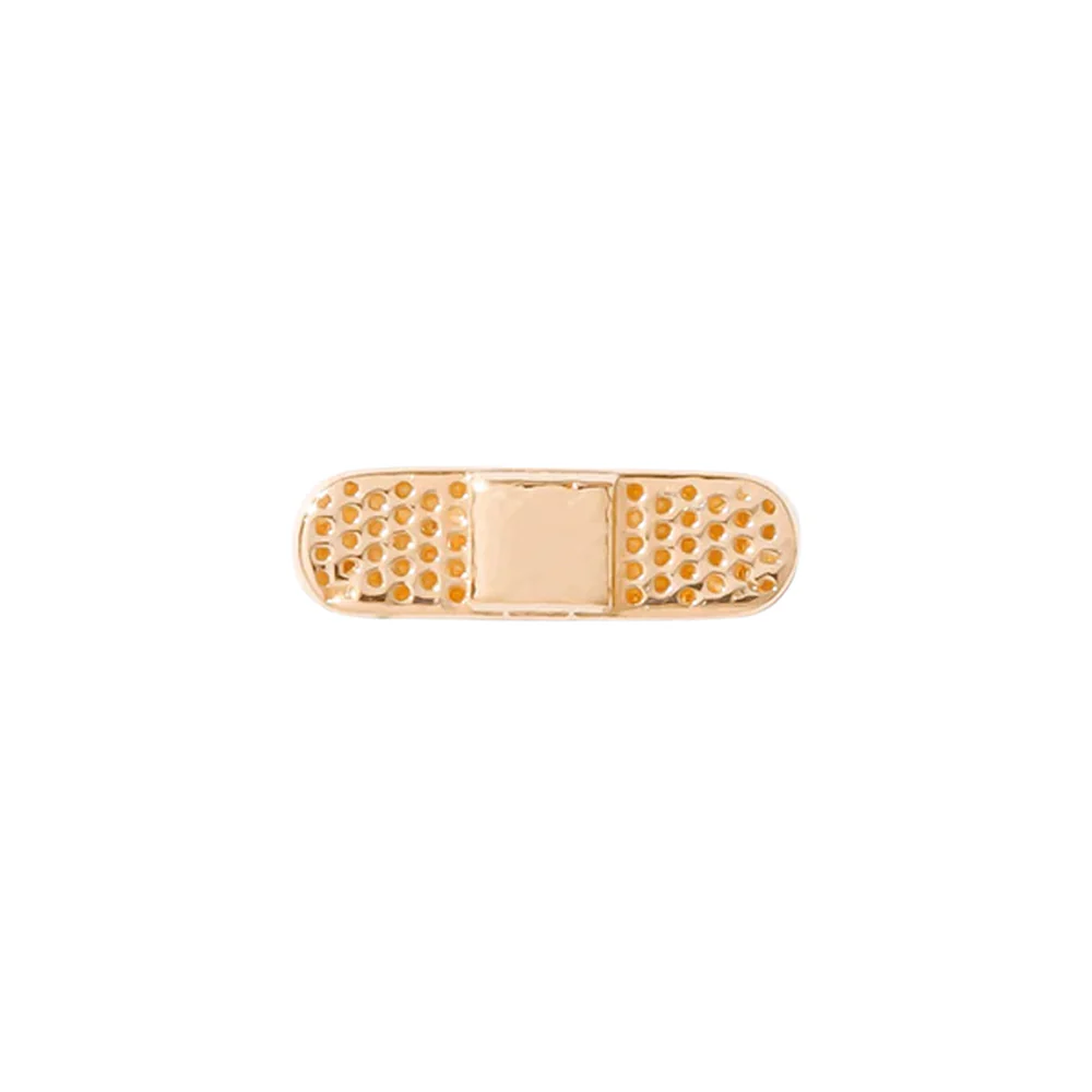 threadless: "Ouch" Pin in Gold - Image 4