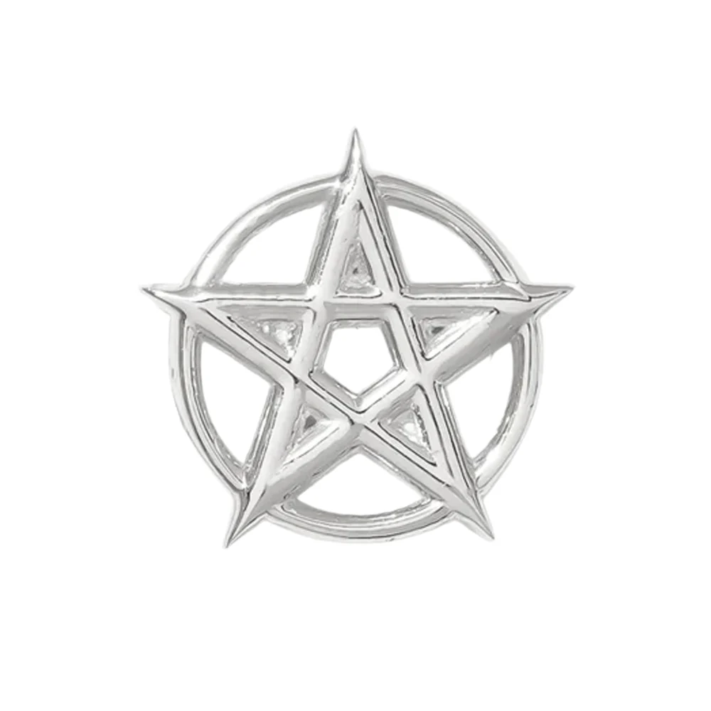threadless: Pentagram Pin in Gold