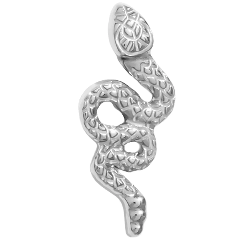 threadless: Titanium "Slither Snake" Pin - Image 2