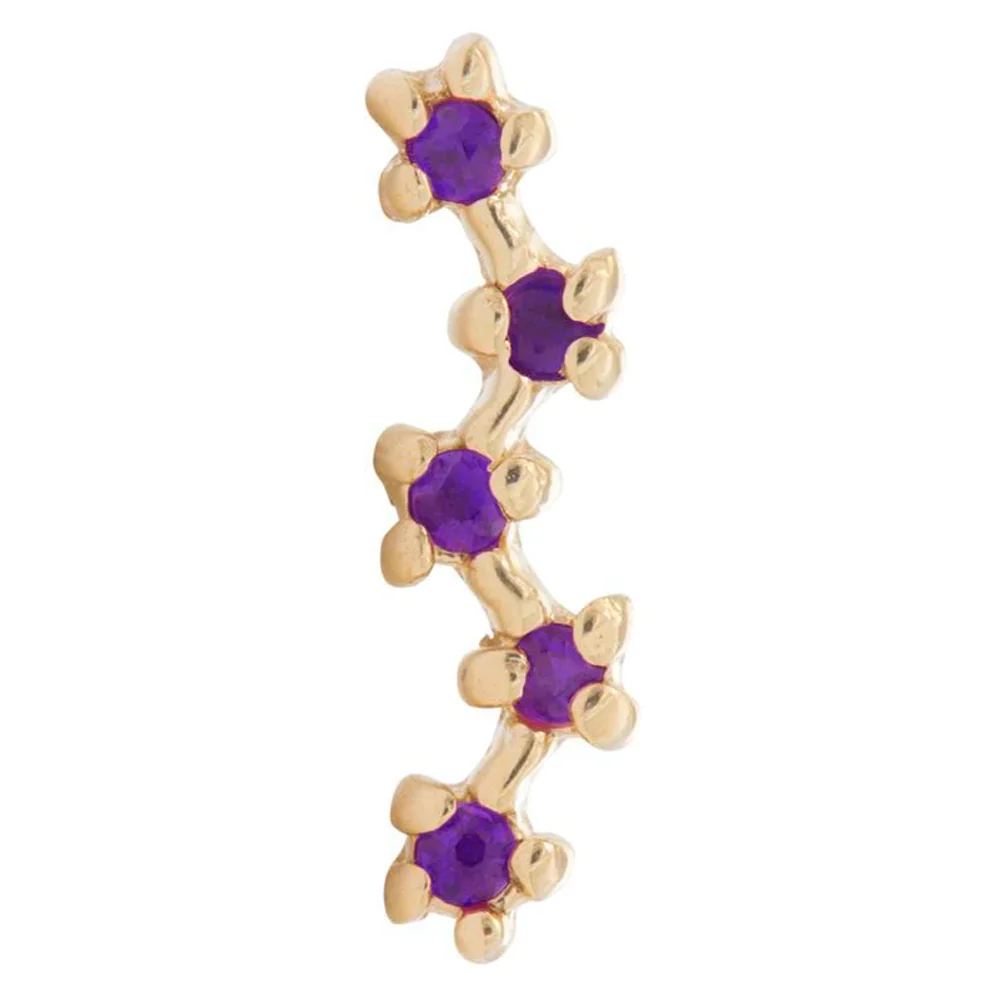 threadless: Stardust Pin in Gold with Gemstones - Image 25