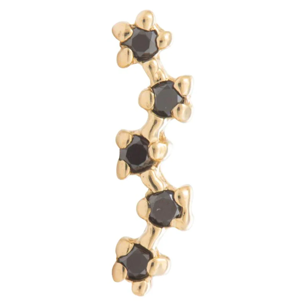 threadless: Stardust Pin in Gold with Gemstones - Image 7