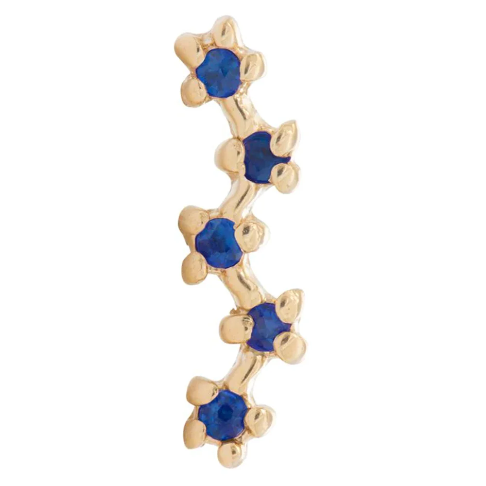 threadless: Stardust Pin in Gold with Gemstones - Image 8