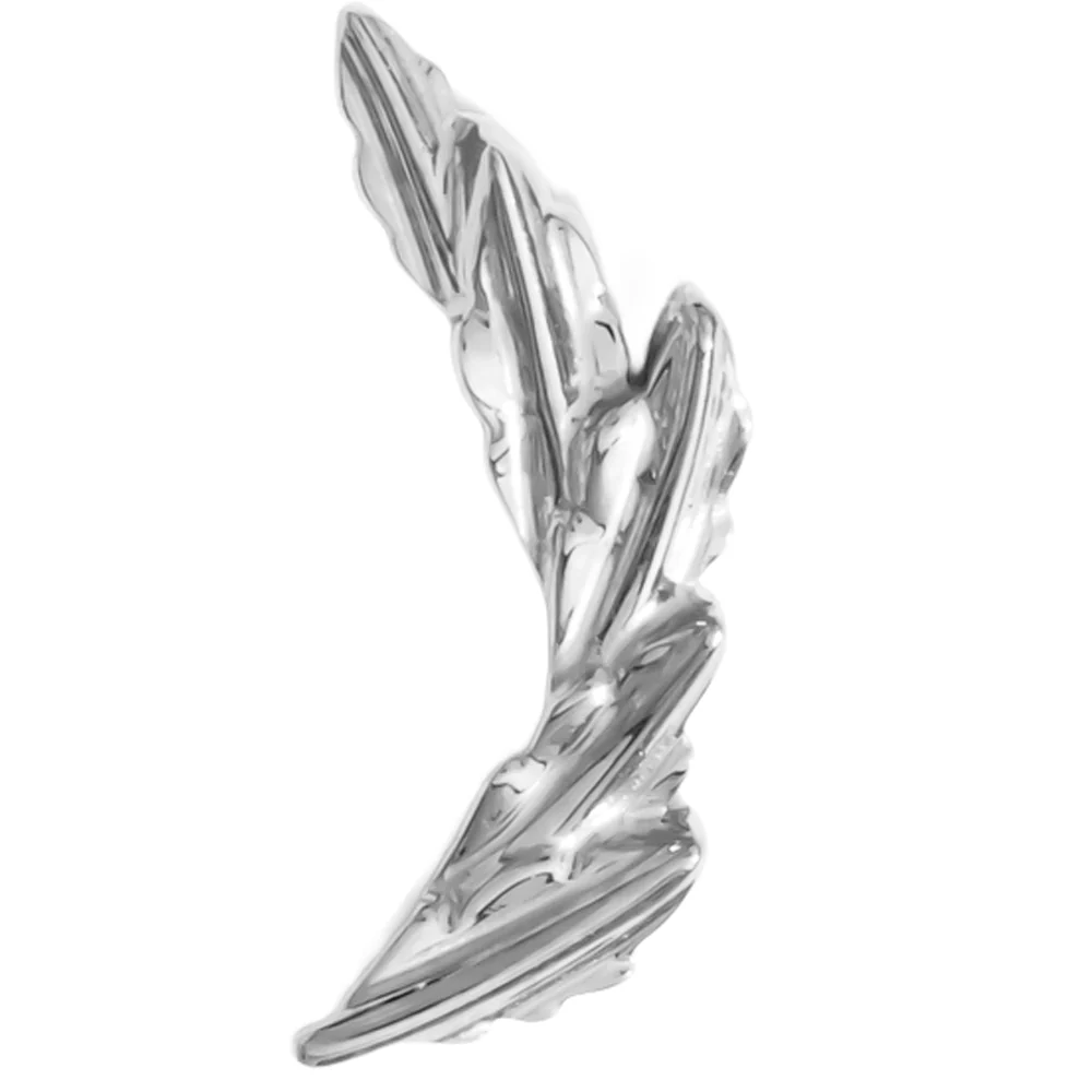 threadless: Titanium "Laurel" Pin