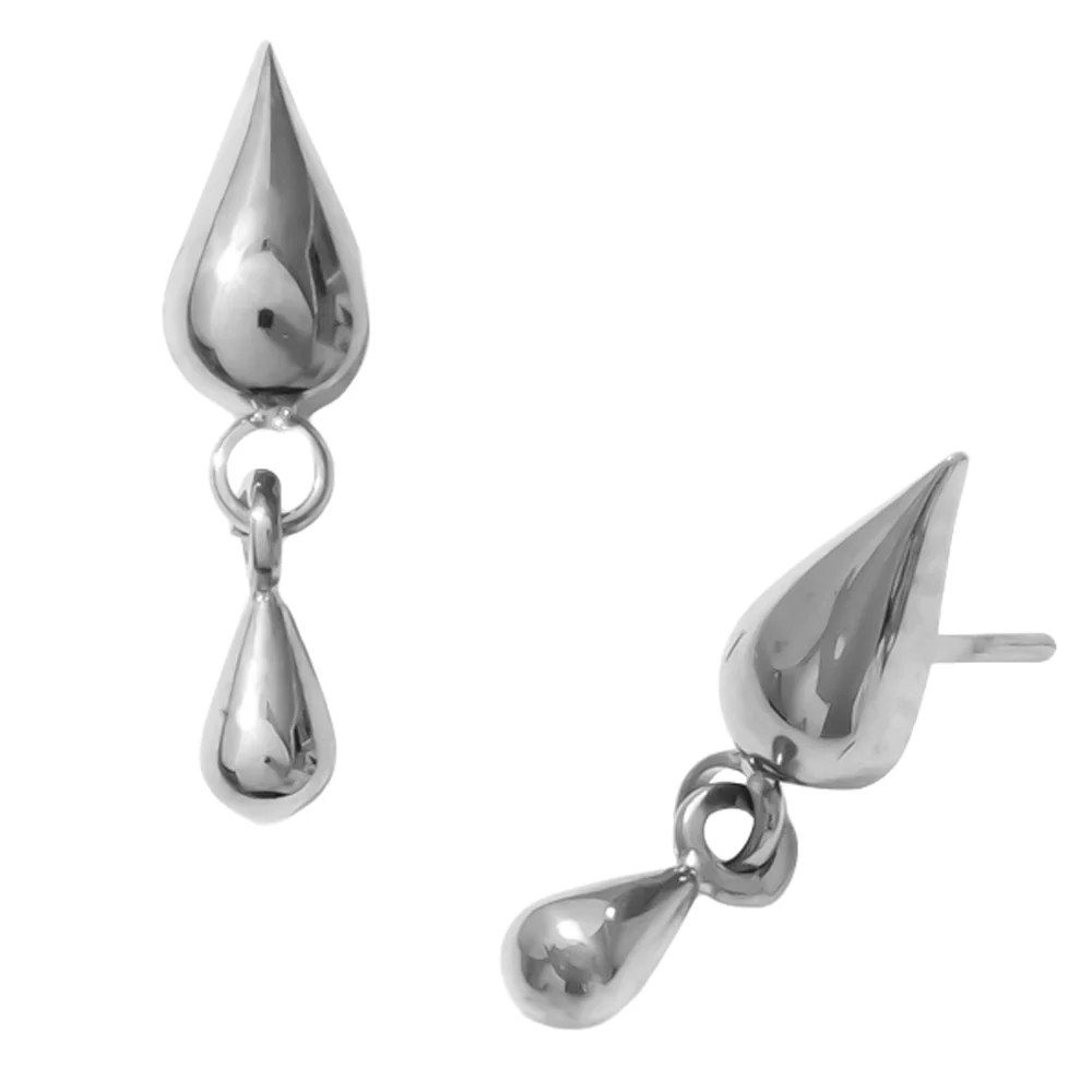 threadless: Titanium "Storm" Pin with Dangle