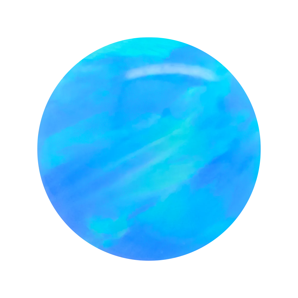 Teardrop / Bullet Opal Captive Bead - Image 3