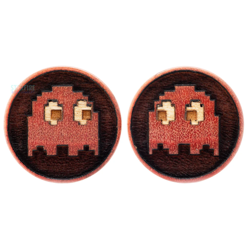 "The Ghost" Wood Inlay Plugs - Image 3