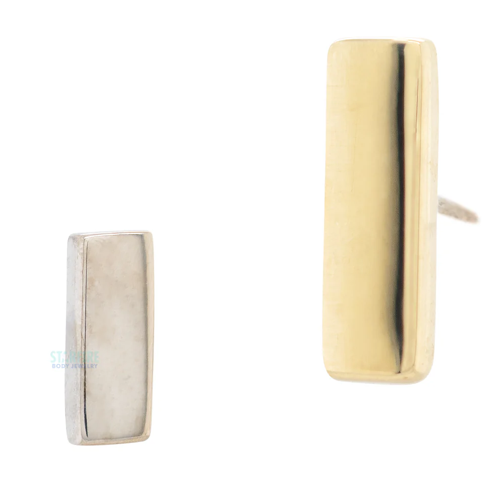 threadless: Flat Rectangle Pin in Gold