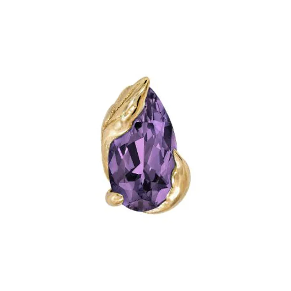 threadless: "Occasion" End in Gold with Amethyst - Image 2