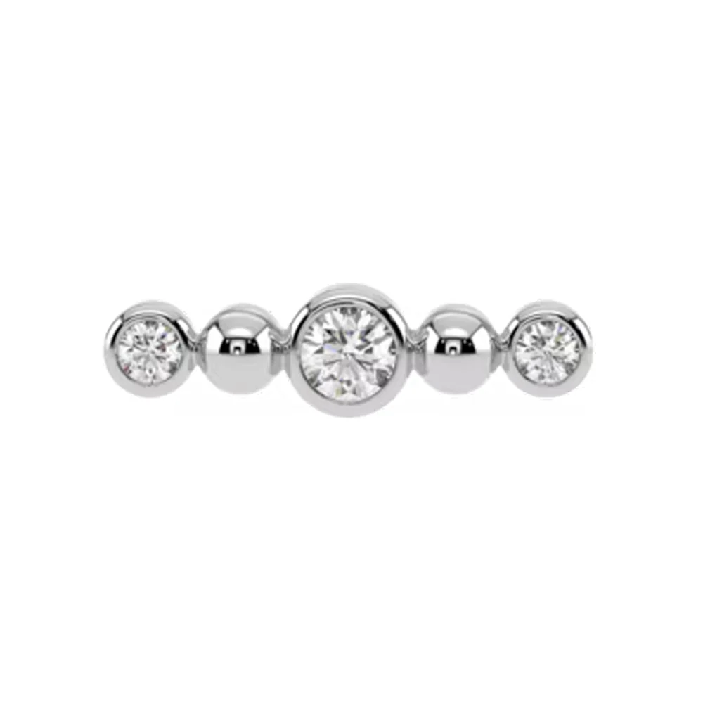 threadless: "Sequential" 'Embellish' Pin with Faceted Gems