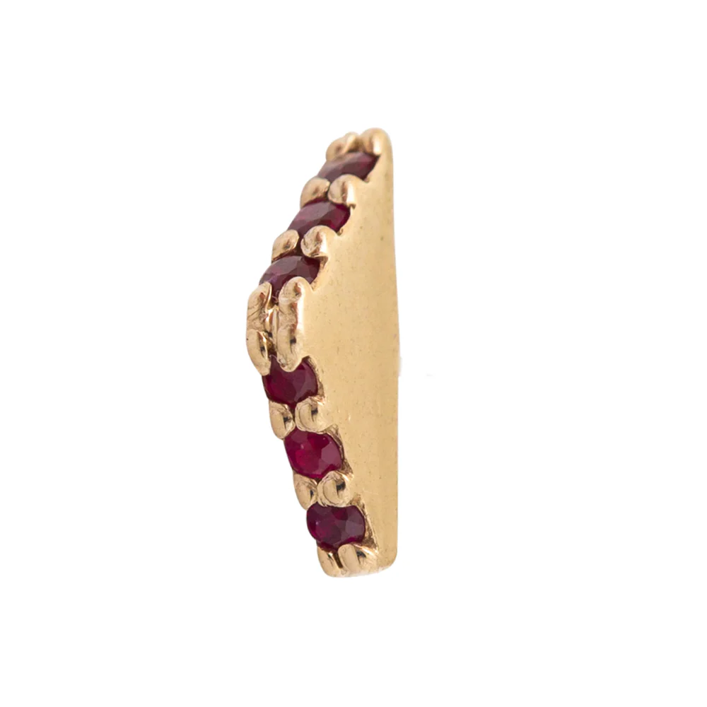 threadless: "Shrine" Pin in Gold with Gemstones - Image 12