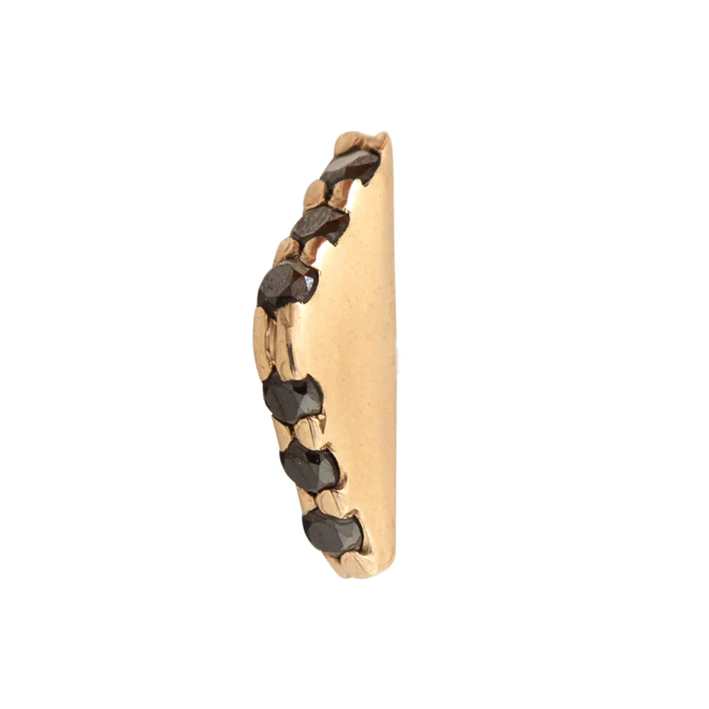 threadless: "Shrine" Pin in Gold with Gemstones - Image 8